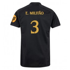 Real Madrid Eder Militao #3 Tredjedrakt 2023-24 Kortermet